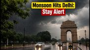 Relief Turns to Chaos: Delhi Monsoon Arrival Brings Heavy Rain and Gusty Winds Today