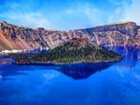 Crater Lake: A Clear Blue Lake In Oregon