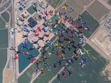 New World Records By 100+ Senior Citizens Doing Group Sky Diving In California USA