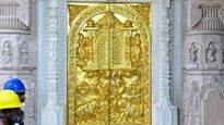Ayodhya's Grandeur Unveiled: Golden Door Installation at Ram Temple