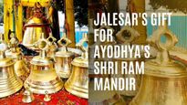Jalesar's Gift to Ayodhya's Shri Ram Mandir: Artisans Craft 2100 kg Asht Dhatu Bell Over 40 Months