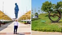 Bill Gates explores Arogya Van, the garden of health near Statue of Unity, Gujarat