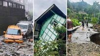 Sikkim Landslides & Flash Floods: 6 Dead, 1,200 Tourists Stranded, Newly Laid Bridge Damaged