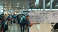 Microsoft Outage: Bengaluru Airport's Long Queue, IndiGo's Handwritten Boarding Passes; Netzines React