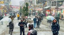 Fresh Snow Blankets Shimla, Dalhousie, and Narkanda; Cold Wave Intensifies, Road Closed