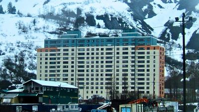 Whittier, Alaska: Where the Whole Town, Including School, Store, and Church, Lives WithinOneBuilding