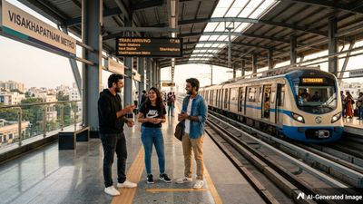 Ganta Srinivasa Rao Demands Extending Visakhapatnam Metro to Bhogapuram Airport in Phase One
