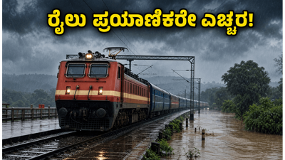 ಕರ್ನಾಟಕದಲ್ಲಿ ಭಾರಿ ಮಳೆ: ರೈಲು ಸಂಚಾರದಲ್ಲಿ ವ್ಯತ್ಯಯ, ಪ್ರಯಾಣಿಕರು ಪ್ರಯಾಣಕ್ಕೂ ಮುನ್ನ ಈ ವಿಷಯ ಗಮನಿಸಿ!
