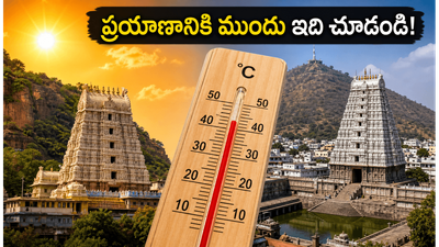 శ్రీశైలం, తిరువన్నామలై వెళ్తున్నారా? వాతావరణ శాఖ హెచ్చరికలు, రూట్ మ్యాప్, దర్శనం కోసం ఈ జాగ్రత్తలు తప్పనిసరి! శ్రీశైలం, తిరువన్నామలై వెళ్తున్నారా? వాతావరణ శాఖ హెచ్చరికలు, రూట్ మ్యాప్, దర్శనం కోసం ఈ జాగ్రత్తలు తప్పనిసరి!