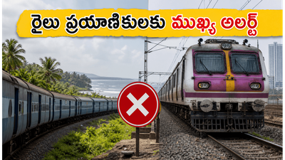 సెంట్రల్ రైల్వే మెగా బ్లాక్: జూన్ 13-16 మధ్య ప్రయాణిస్తున్నారా? మీ రైలు థానేలోనే ఆగిపోవచ్చు, పూర్తి వివరాలు ఇవే! సెంట్రల్ రైల్వే మెగా బ్లాక్: జూన్ 13-16 మధ్య ప్రయాణిస్తున్నారా? మీ రైలు థానేలోనే ఆగిపోవచ్చు, పూర్తి వివరాలు ఇవే!