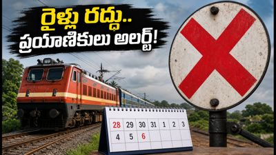 విశాఖ-రాయ్పూర్ రైళ్లు రద్దు.. ఆగస్టు 6 వరకు భారీ మార్పులు, ప్రయాణికులు అలర్ట్! విశాఖ-రాయ్పూర్ రైళ్లు రద్దు.. ఆగస్టు 6 వరకు భారీ మార్పులు, ప్రయాణికులు అలర్ట్!