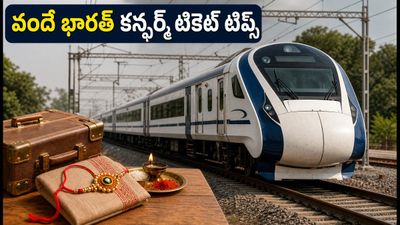 రాఖీ వీకెండ్ ప్రయాణం: వందే భారత్లో కన్ఫర్మ్ టికెట్ దక్కించుకోవాలా? ఈ తత్కాల్ టిప్స్ మీకోసమే! రాఖీ వీకెండ్ ప్రయాణం: వందే భారత్లో కన్ఫర్మ్ టికెట్ దక్కించుకోవాలా? ఈ తత్కాల్ టిప్స్ మీకోసమే!
