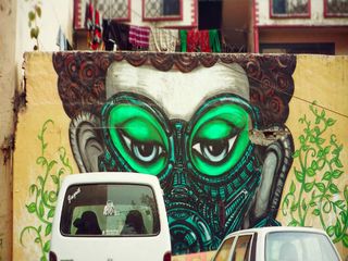 Spotting Graffiti Art The Streets Delhi Hindi