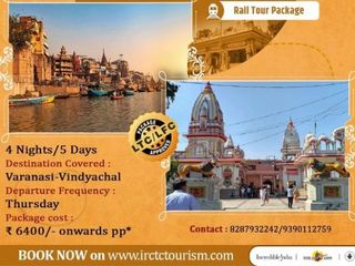 Irctc Offers 5 Days Kashi Maa Vindhyavasini Darshan Tour Package Know Dates Route Maps Price