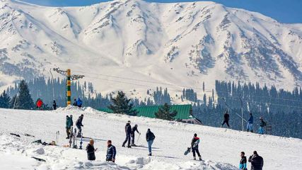 Gulmarg Kashmir Becomes Winter Wonderland After First Snowfall Of The Season