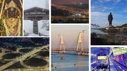 India Artistic Creations And Developments Took Place In Last 10 Years Mthl Chenab Bridge Dwarka Brid