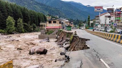 Cloudburst Flash Flood Disaster Himachal Pradesh Uttarakhand Many Dead Missing Rescue Operation