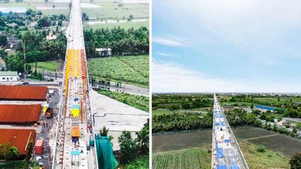 Mumbai Ahmedabad Bullet Train Project Is Progressing Rapidly Railway Ministry Showed Arial View