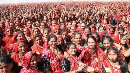 Gujarat Bavliali 75000 Women Created World Record By Performing Gopi Hudo Raas
