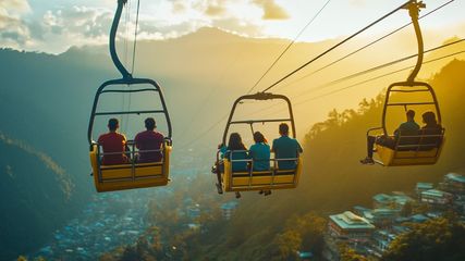 Himachal Pradesh Kullu New Tourist Attraction Ropeway Journey 1 2 Km Long Details
