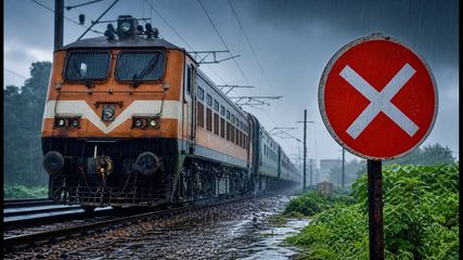भारी बारिश का असर: पश्चिम रेलवे की नई ट्रैवल एडवाइजरी, रद्द और डायवर्ट हुईं कई ट्रेनें