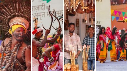 See Stunning Images as President Draupadi Murmu Inaugurates Adi Mahotsav 2024