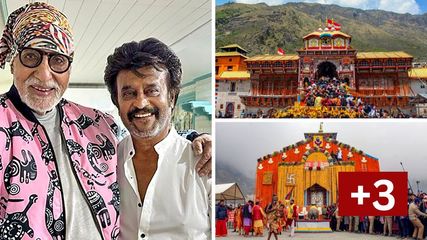 Megastar Rajinikanth Visited Kedarnath and Badrinath After Completing 170th Movie Shoot with Big B