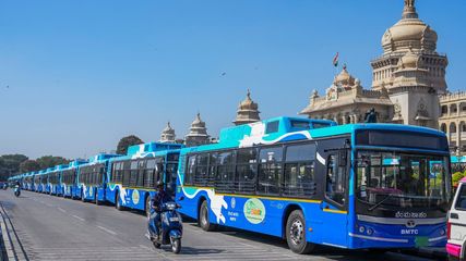 Bangalore's BMTC Introduces 320 Electric Buses On This Route, Volvo Buses Got Replaced