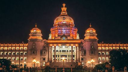 Bengaluru’s Vidhana Soudha Now Lit Every Weekend; 40 More Heritage Sites to Shine Next– Check Schedule