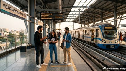 Ganta Srinivasa Rao Demands Extending Visakhapatnam Metro to Bhogapuram Airport in Phase One