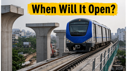 Stuck in Traffic? Here is When Chennai Metro Phase-2 Will Finally Ease Your Commute