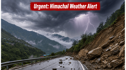 Himachal Weather Alert: Sudden Storms and Landslide Risks Threaten Popular Tourist Routes Today