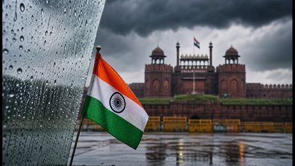 Delhi Independence Day Weather Alert: Rain Risk and Humidity Could Impact Red Fort Celebrations