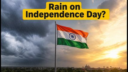 Independence Day Weather Alert: Will Rain Disrupt Flag Hoisting in Your City?