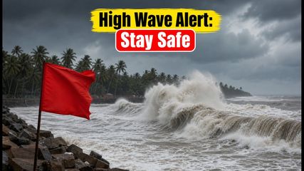 Kerala Coast Alert: High Waves and Swell Surge Expected Through Monday Night