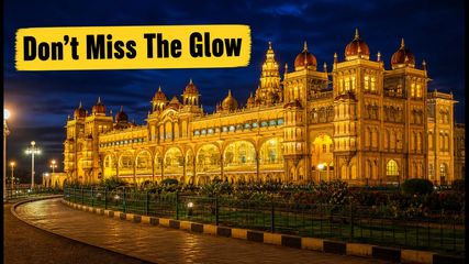 Mysuru Palace Glows Tonight: Essential Independence Day Travel Tips for Bengaluru Drivers