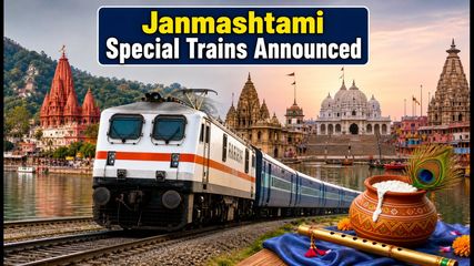 Planning a Janmashtami Trip? Northern Railway Launches Special Trains from Delhi to Mathura and Haridwar