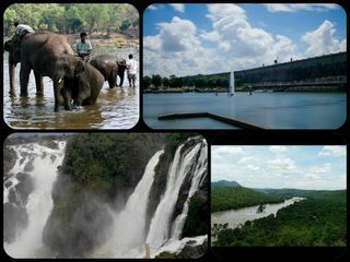 ಕಾವೇರಿ ದಂಡೆಯಗುಂಟ ನೆಲೆಸಿರುವ ಕರ್ನಾಟಕ ಸ್ಥಳಗಳು