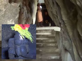 ಬಂಡೆಕಲ್ಲಿನ ಗುಹೆಯೊಳಗೆ ಕುಳಿತಿರುವ ಈ ಕಲ್ಲು ಗಣಪತಿಯ ನೋಡಿದ್ದೀರಾ?