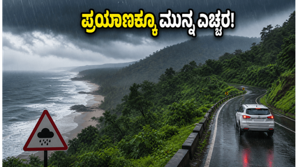 ಕರಾವಳಿಯಲ್ಲಿ ಮಳೆ ಅಬ್ಬರ: ಉಡುಪಿ, ಧರ್ಮಸ್ಥಳ ಪ್ರಯಾಣಿಕರಿಗೆ ಎಚ್ಚರಿಕೆ, ಇಲ್ಲಿದೆ ಲೇಟೆಸ್ಟ್ ಅಪ್ಡೇಟ್