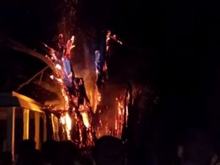 பற்றி எரிந்த மரம்... திருவாலங்காடு கோயிலில்... அப்படி என்னதான் இருக்கிறது