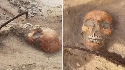 கால்கள் கட்டப்பட்ட நிலையில் புதைக்கப்பட்ட ‘காட்டேரி குழந்தை’ (vampire child) உடல் கண்டுபிடிப்பு!