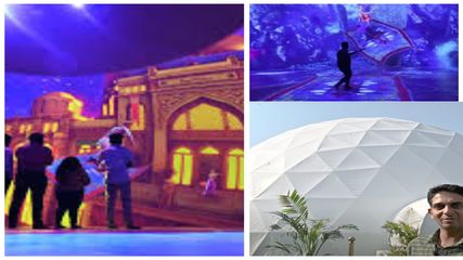 குழந்தைகளுடன் சென்னையில் கட்டாயம் பார்க்க வேண்டிய இடம் – 360 டிகிரி டோம் தியேட்டர்!