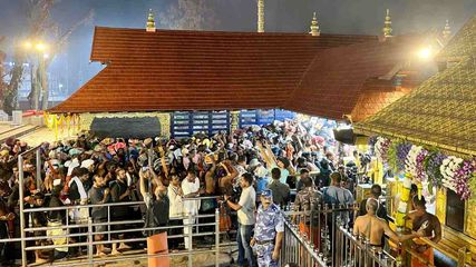 சென்னையில் ஒரு சபரிமலை ஐயப்பன் கோயில் - அப்படியே கேரளா சபரிமலை போலவே இருக்கே!