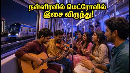 சென்னை மெட்ரோவில் நள்ளிரவு இசைப் பயணம்! வைரலாகும் வீடியோ, மீண்டும் வருமா இந்த அதிரடி அனுபவம்?