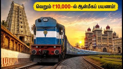 ஐஆர்சிடிசி தக்ஷின் யாத்ரா: வெறும் ₹10,000-ல் ஆன்மீகப் பயணம்! முன்பதிவு செய்வது எப்படி?