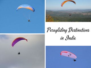 Travel to the Top 4 Paragliding Destinations of India