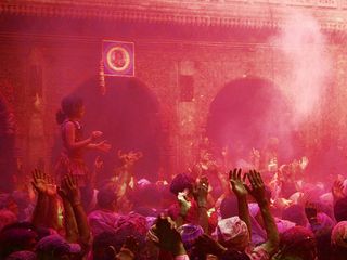 Celebrating Holi In India 