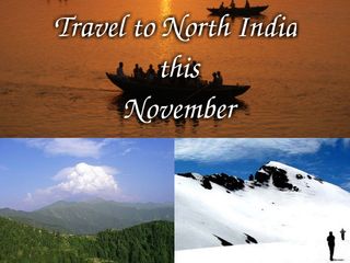 Travel to North India this November
