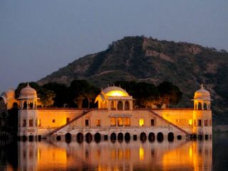 The Beautified Jal Mahal in Jaipur